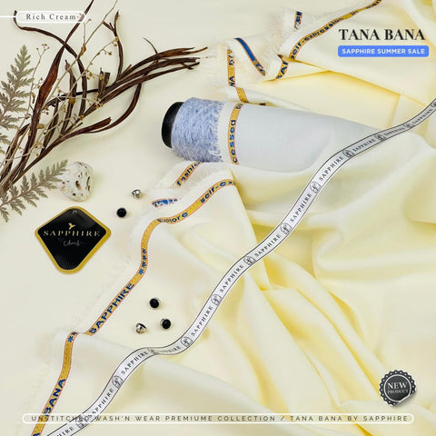 TANA BANA WASH n WEAR | Sapphire Premium Men Shalwar Kameez