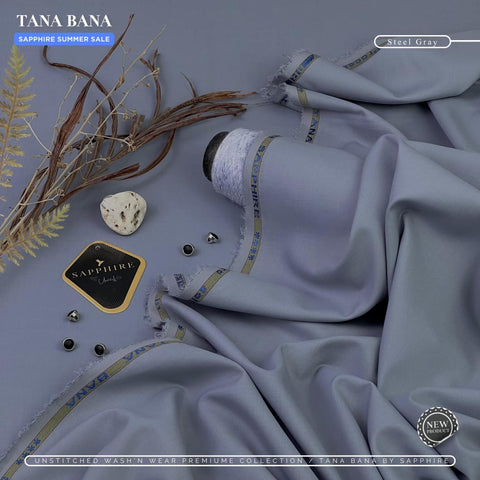 TANA BANA WASH n WEAR | Sapphire Premium Men Shalwar Kameez