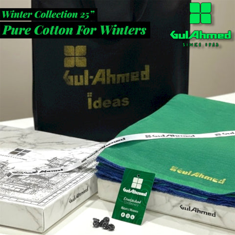 Gul Ahmed Self Cotton | Box Packing | Exclusive Men’s Shalwar Kameez