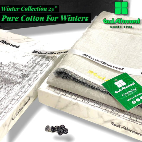Gul Ahmed Self Cotton | Box Packing | Exclusive Men’s Shalwar Kameez