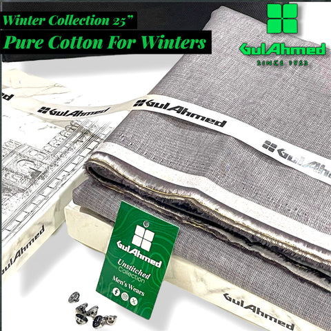 Gul Ahmed Self Cotton | Box Packing | Exclusive Men’s Shalwar Kameez